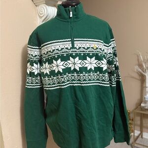 Polo Ralph Lauren Green Zip-Up Sweater